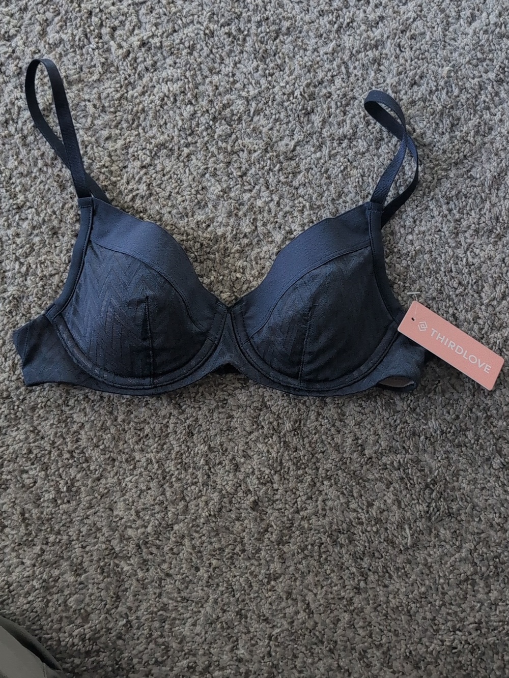ThirdLove Dark Blue Underwire Bra, 32B